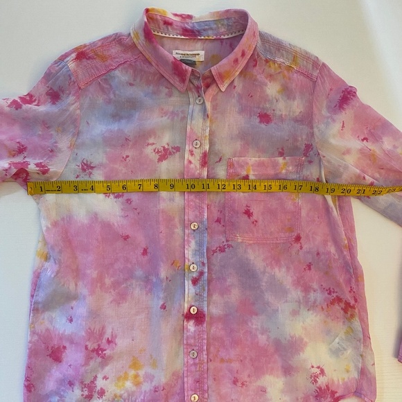 Pilcro by Anthropologie The Cate Long Sleeve Button Up Shirt Size Medium - Picture 14 of 17